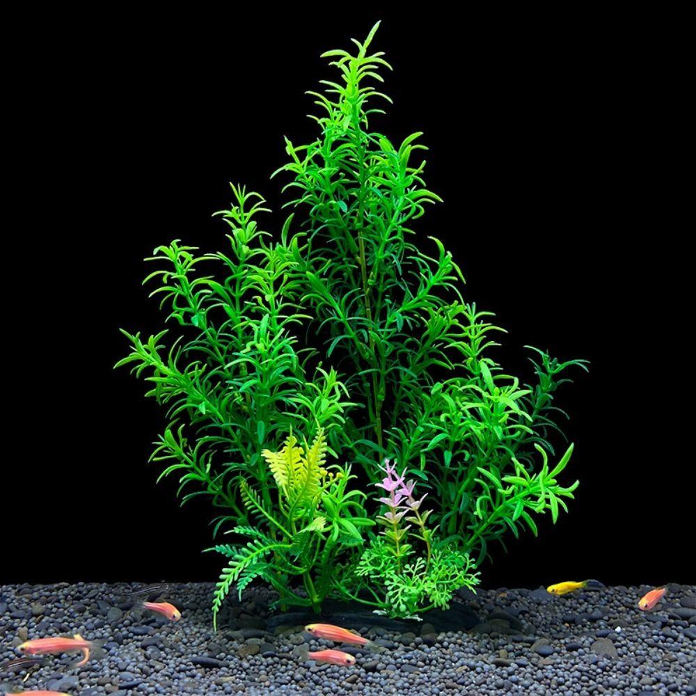 Plastic Aquatic Plants Lifelike Artificial Water Grass Underwater Plants Home Decorations