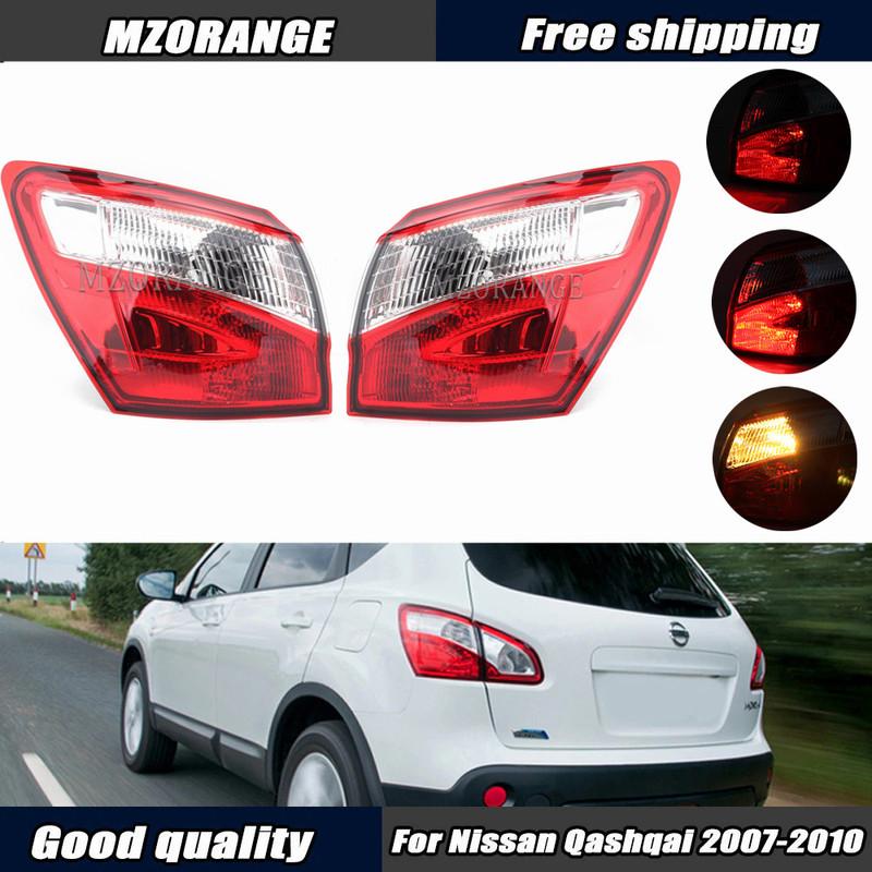 Автомобильный внешний задний фонарь для Nissan Qashqai 2008-2015, версия ЕС, тормозные противотуманные фары, аксессуары, автомобильные предупреждающие ходовые огни