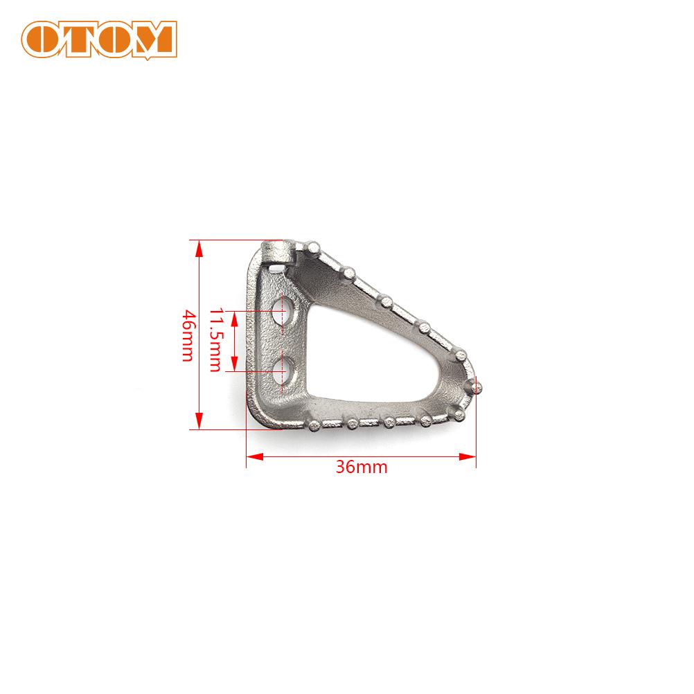 OTOM 16-23 Motorcycle Rear Brake Pedal For KTM SXF XCF EXC EXCF Husqvarna FC FX FE TE TC GASGAS MC EC EX Plate Peg Brake Pedal