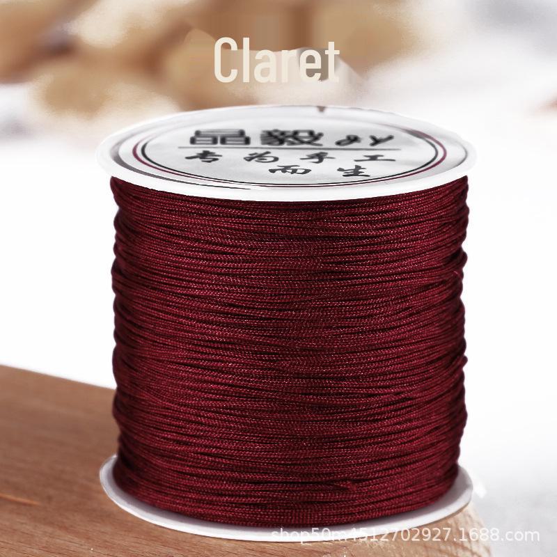 Тайваньская нефритовая линия №. 72: 50 м веревка для плетения украшений и бисера своими руками