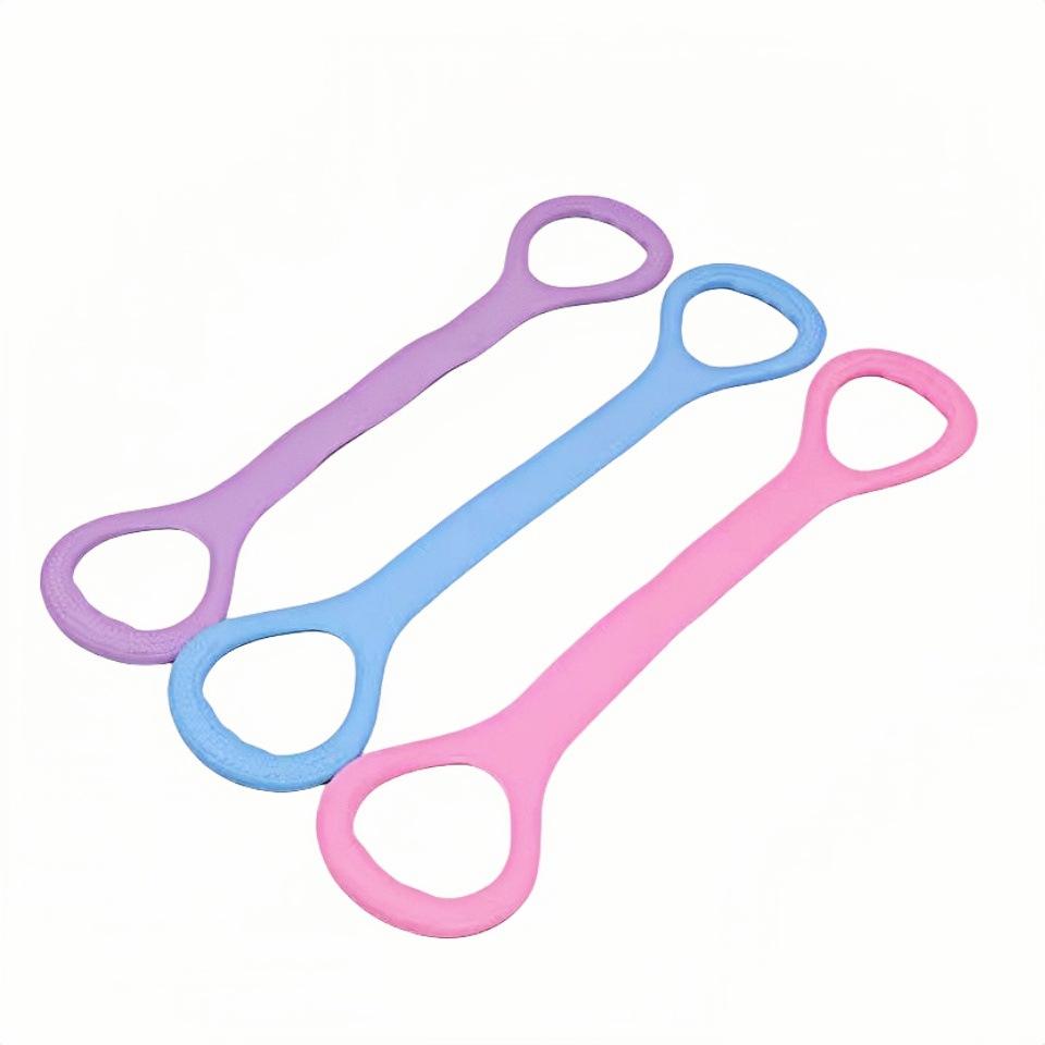 Ручные эспандеры «восьмерка» Пояс для йоги и растяжки Тренажер для ловкости и фитнеса Интенсивность Сила Эластичность Оборудование для спортзала Для домашнего использования