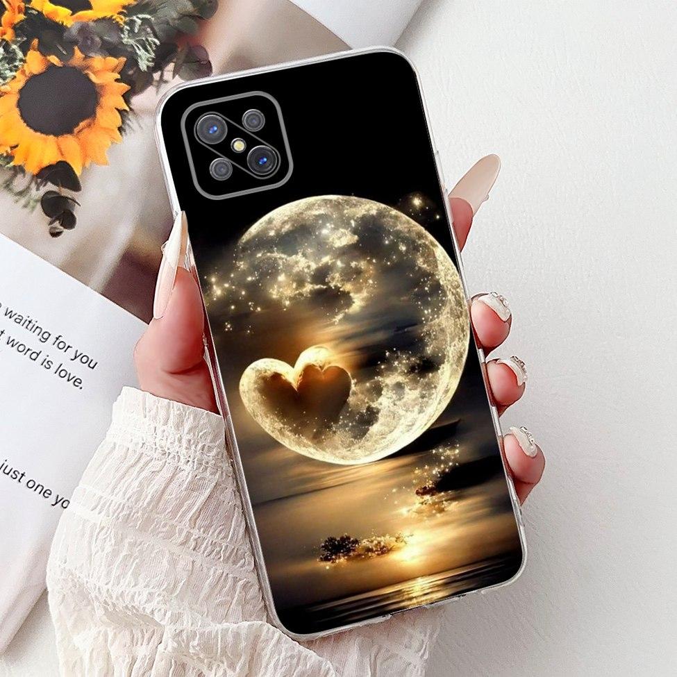 Прозрачный чехол-крышка для Oppo Reno 4Z 5G CPH2065 Милый Кот Модные Цветы Расписанный Мягкий Задний Чехол Для Телефона Oppo Reno4 Z 5G