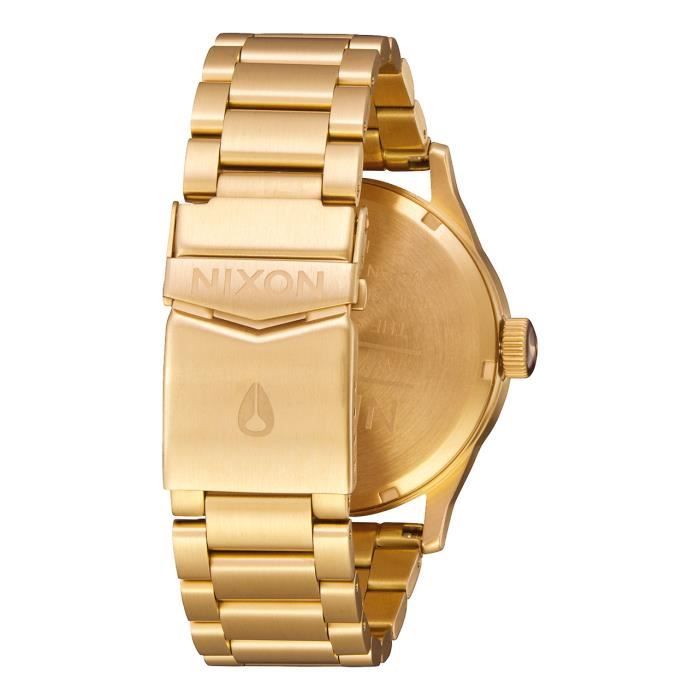 Montre - Nixon - Sentry - Oxblood sunray/gold - Acier inoxydable - Étanchéité 100m