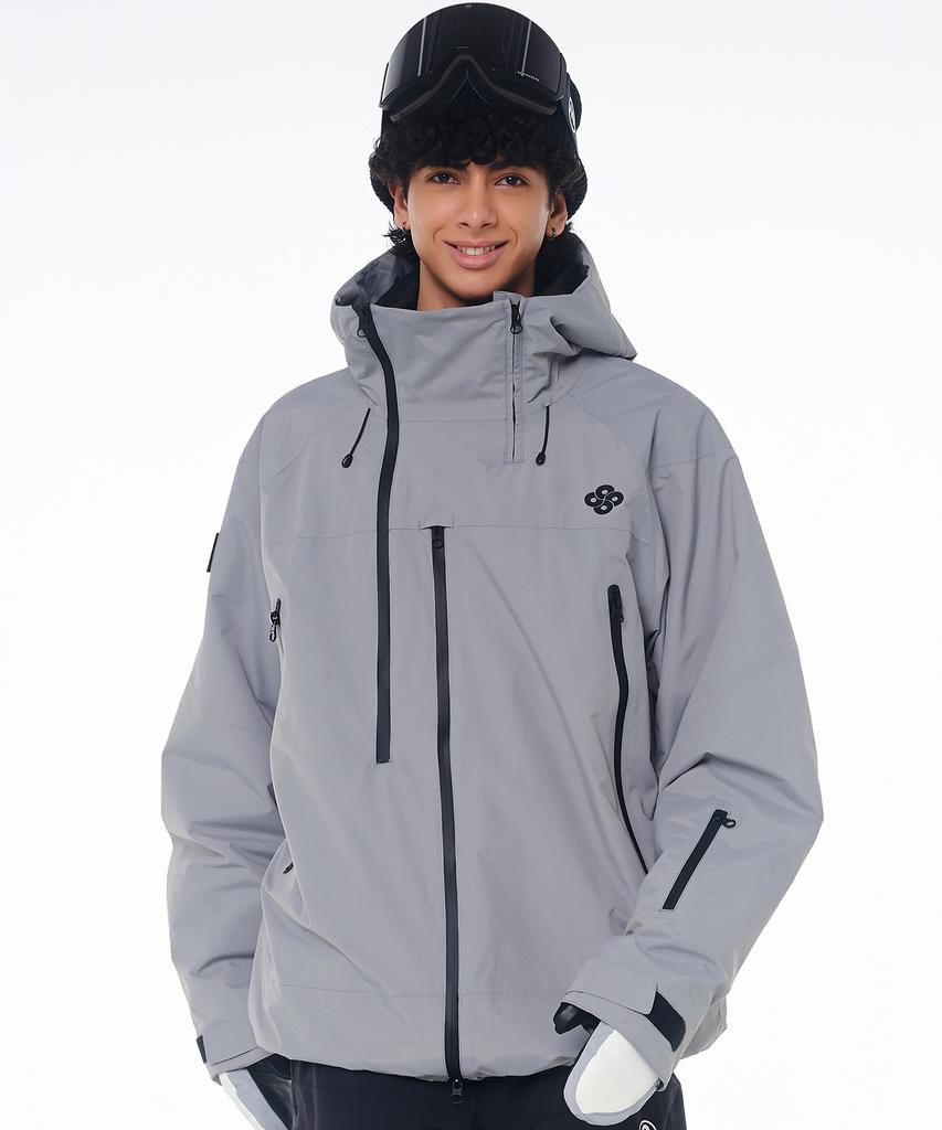 Куртка-анорак для кук 2425 Ricca Snowboard Серая Унисекс