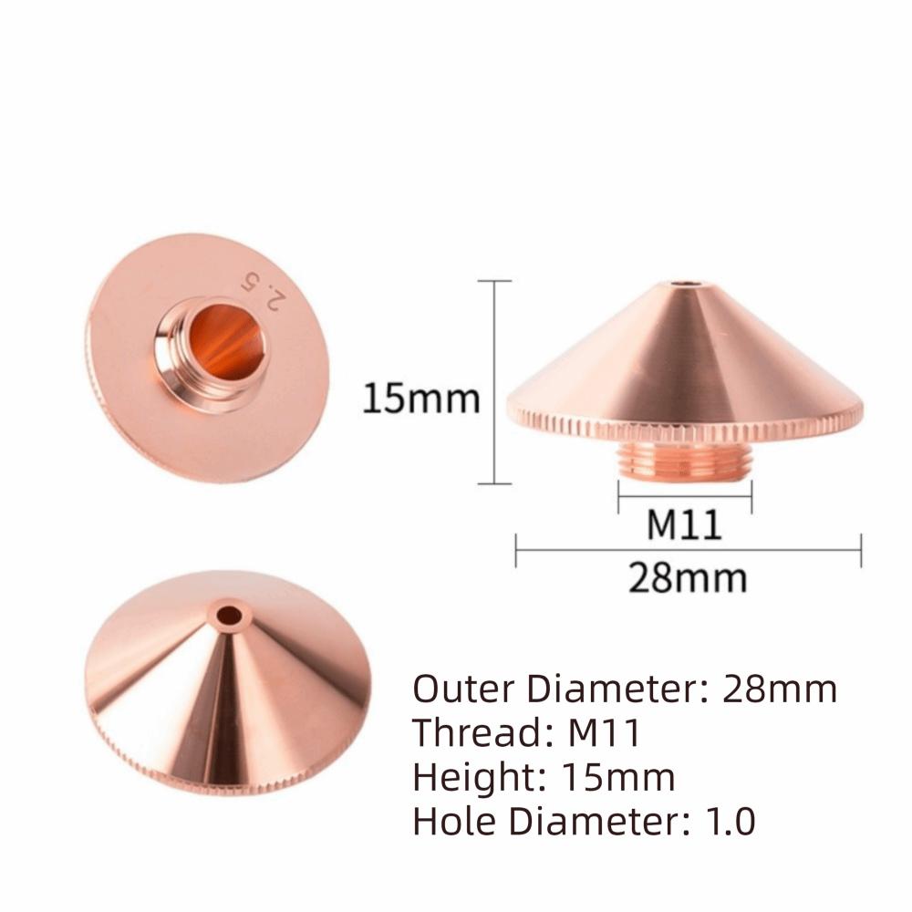Booster Fiber Laser Cutting Nozzles D28 M11 Fiber Cutting Head New Laser Nozzle