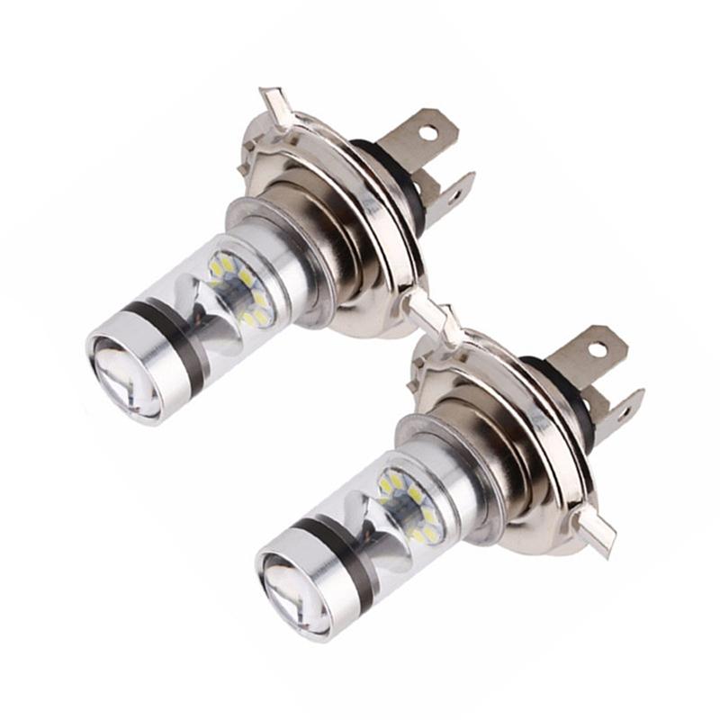 H4 100W 20Led Лампа Hi/Lo Beam Hid 6000K Белый Мотоциклетная Фара Высокая Мощность