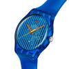 Наручные часы Swatch Biosourced Brilliantly Blue SO29S102 Унисекс Взрослые Синий