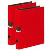 Morning Glory Two-color D-ring Binder 3-hole 25mm, Red, 2 Pcs.
