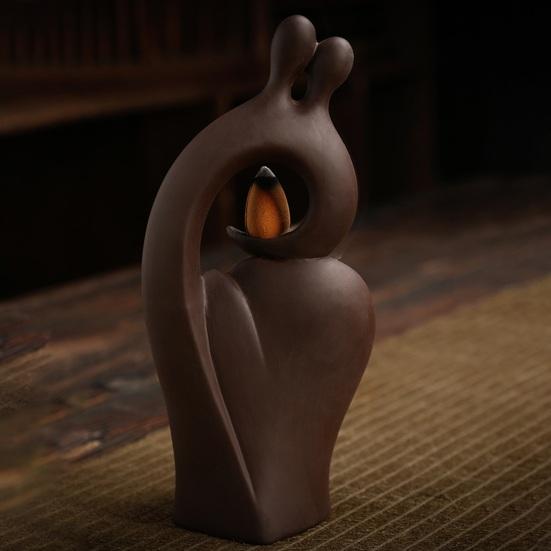 Декоративная поза для объятий, украшение прочного настольного орнамента, горелка с обратным потоком, домашний декор, горелка с обратным потоком