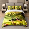 3Pcs Bed Set,Demon Slayer 1 Duvet Cover and 2 Pillowcases, Printed Bedding Decor For Guest Room
