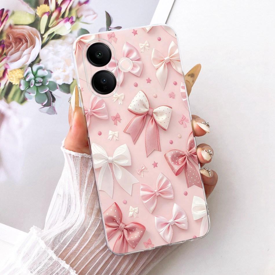 For Vivo V60 Lite 4G 5G Cute Flower Butterfly Cat Painted Case For Vivo V60 V60lite V2530 V2511 Soft Silicone TPU Phone Cases