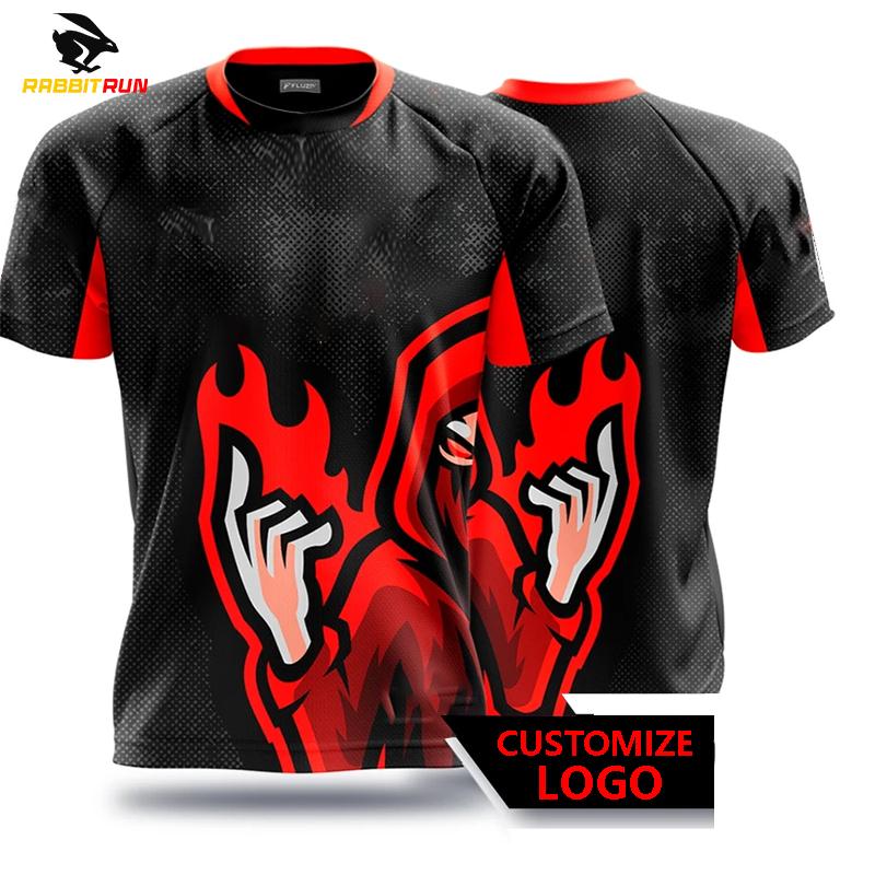 Мужская футболка Быстросохнущая футболка Игровая одежда для соревнований Футболки с коротким рукавом с принтом Дышащие спортивные топы для мальчиков