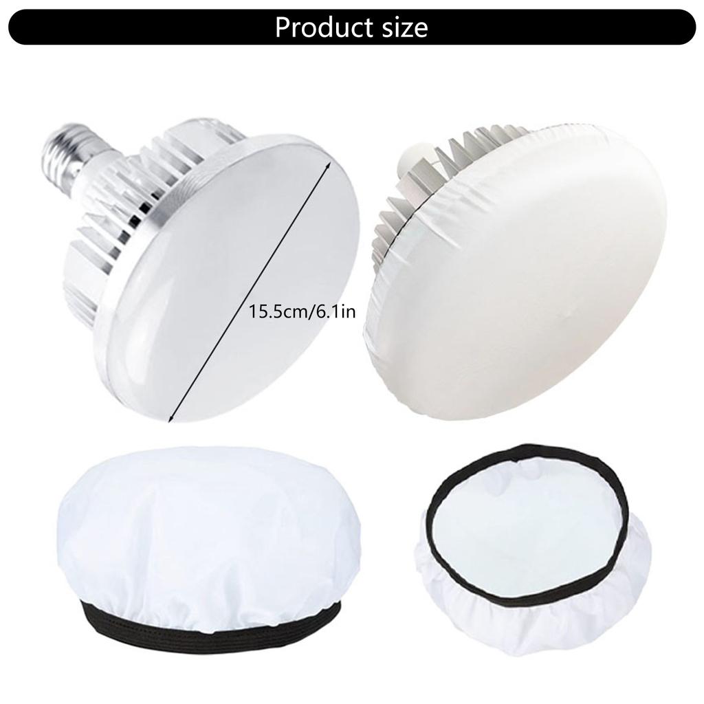 15CM Diffuser Lamp Sock Soft Light Diffuser Softbox Light Diffuser for Photography Artistic Shot Easy To Install