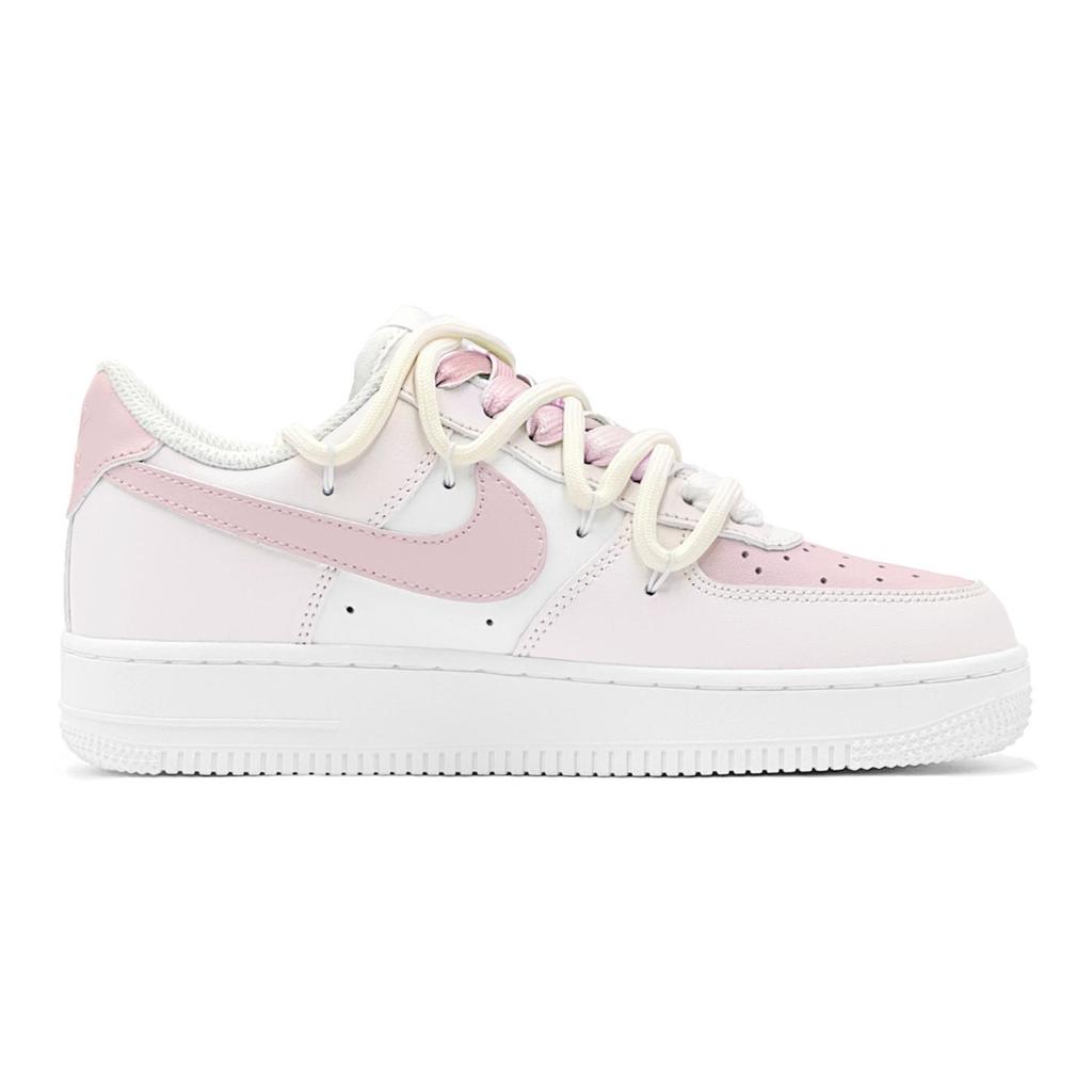 Nike Air Force 1 Low Нескользящие Низкие Скейтбордические Кроссовки GS Розовые Белые DH2920-111(TeamS-S-BOX)