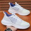 Men's Casual Shoes 2024 New Mesh Breathable Lace Up Fashion Running Shoes Rubber Wear-resistant Outsole Sports Shoes for Men