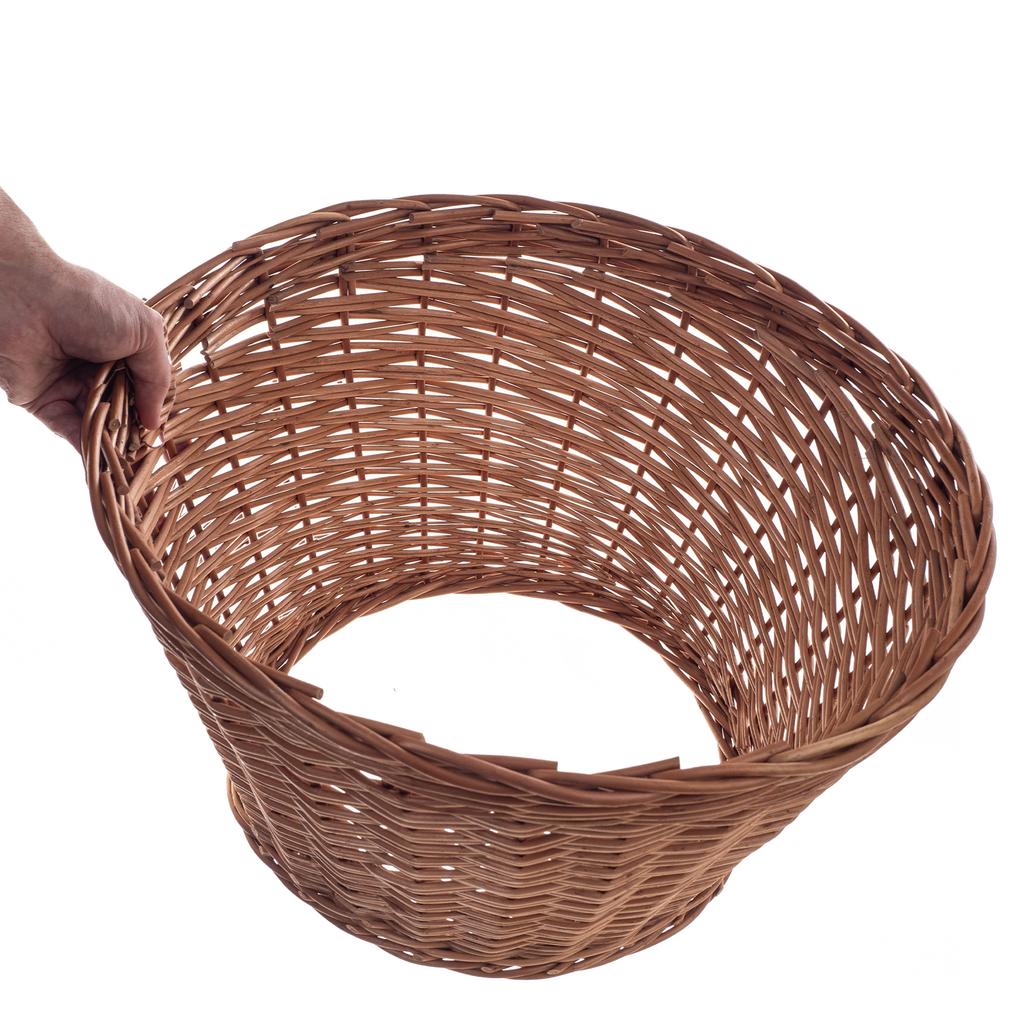 Osłona Na Stojak Pod Choinkę Wiklinowa 55 cm Osłonka Kosz Stojaka Naturalny