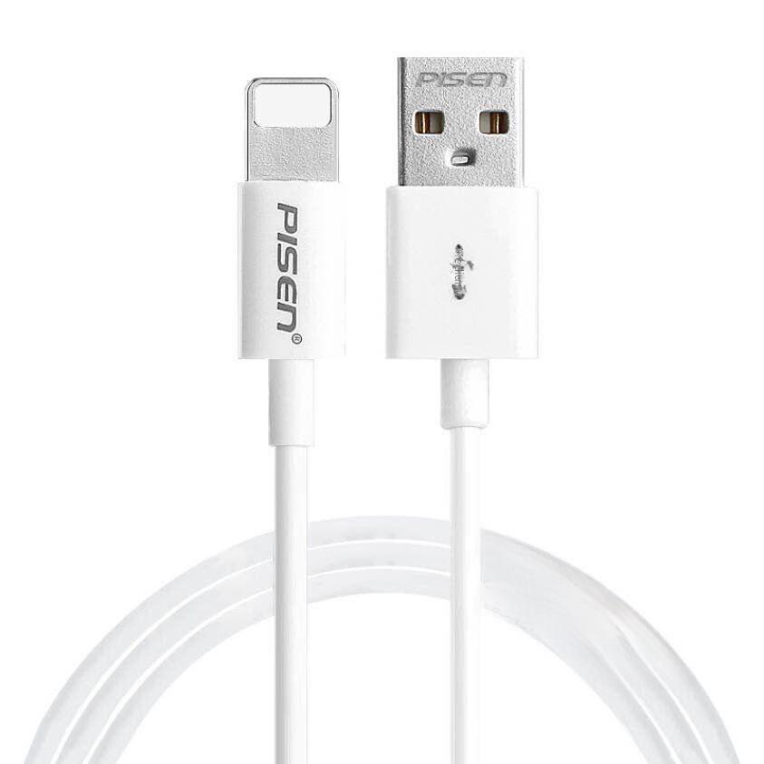 Кабель для быстрой зарядки PISEN для моделей Apple iPhone: 13, 12 Pro, 11, XR, X, XS Max, 8-е поколение
