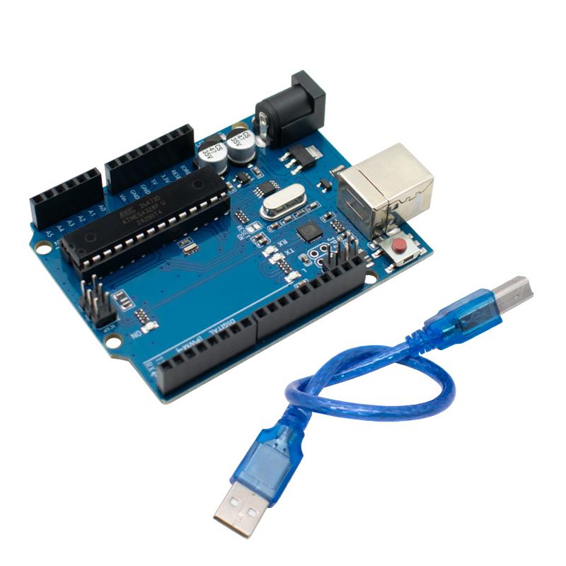 Официальная коробка UNO R3 ATMEGA16U2 Оригинальный чип ATMEGA328P CH340G Для платы разработки Arduino UNO WeMos ESP8266