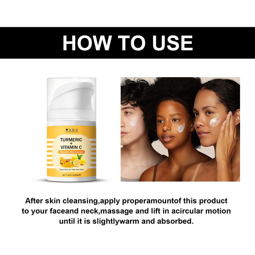 Куркума VC Осветляющий крем 50 мл Баночка-уточка Гладкая Нежная Сияющая и Прозрачная Быстрое Впитывание Кожей Ретинол Сыворотка против старения