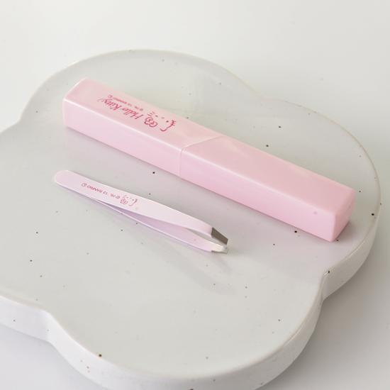 KAI Hello Kitty Beauty Accessories 5-piece Set (eyelash Curler, Tweezers, Mascara Comb, Mirror, Sonic Electric Razor), Korean Cosmetics