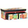 TV Stand Multicolored 60 x 30 x 24 cm Solid Mango Wood