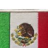 Mexico Flag Patch Exquisite Sewing Embroidered Iron On Patches for Clothes Pants Jackets Backpacks