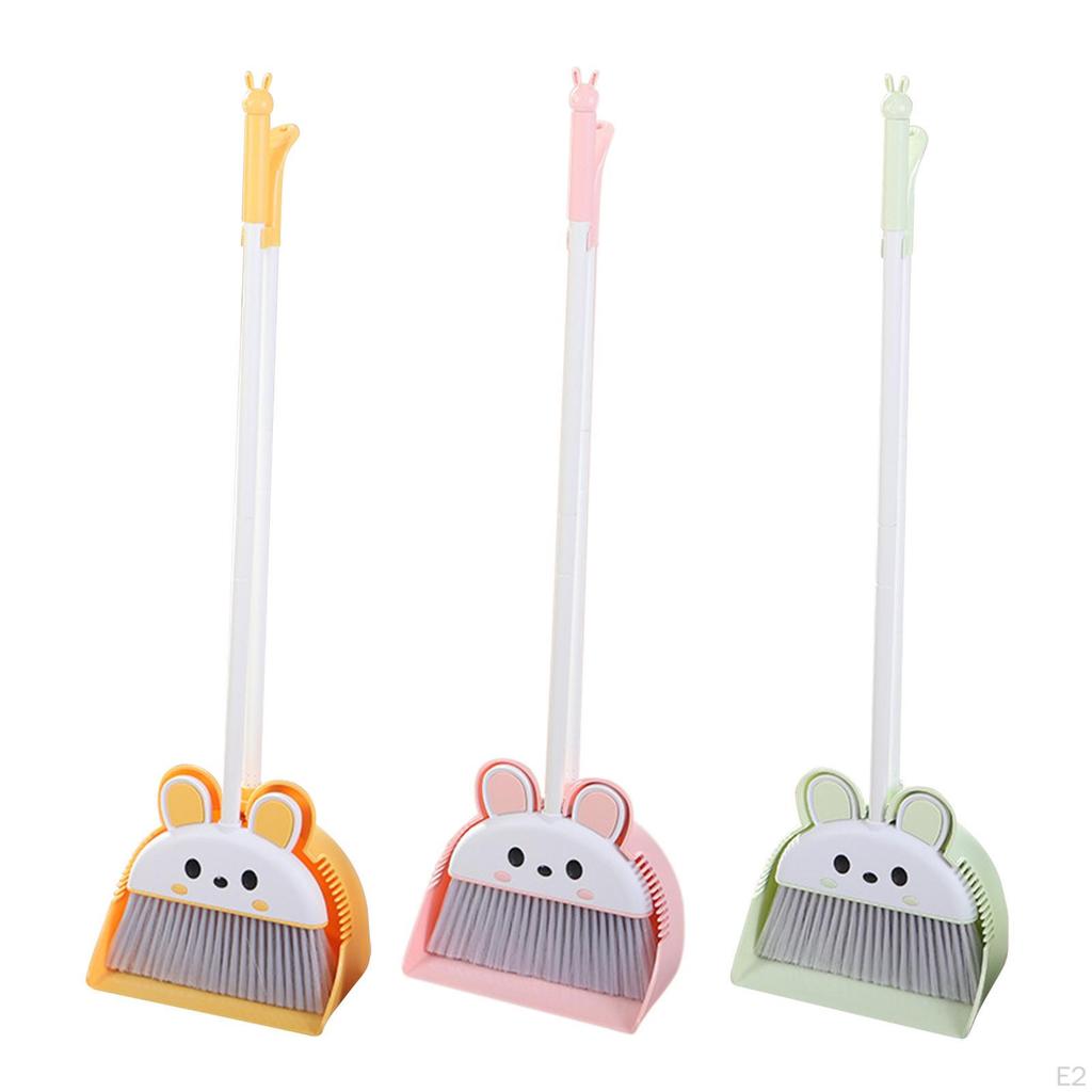 Household Cleaning Kit with Long Handled Broom And Dustpan