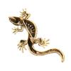 Women Pin Bag Clothes Label Retro Lizard Gecko Brooch Animal Brooch Rhinestone