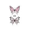 Dark Butterfly Sexy Waterproof Temporary Tattoo Sticker India Women Back Waist Flash Tatoo Girl Body Art Fake Tattoos Realistic