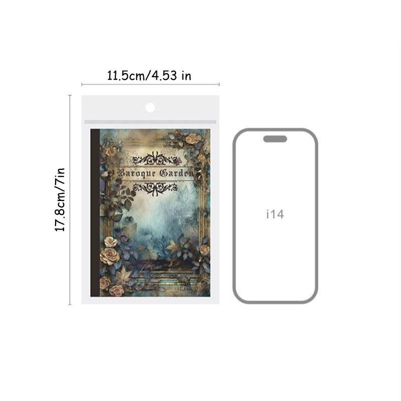 30 шт./компл., винтажный садовый цветок, бордюр, ландшафтный журнал, материал, бумага, журнал для скрапбукинга, принадлежности для самостоятельного изготовления