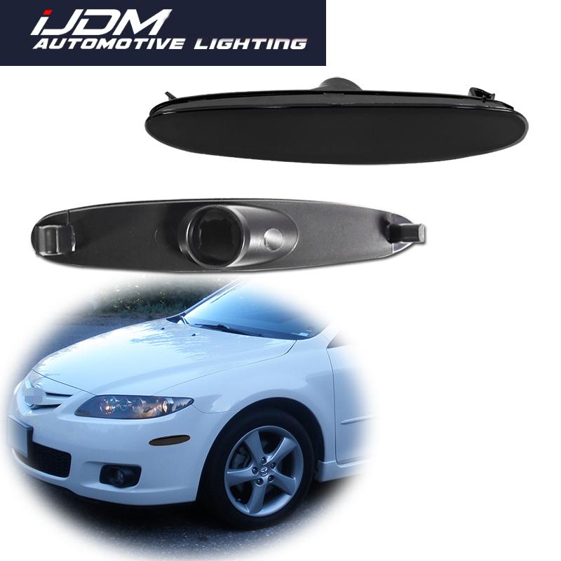Для 2003 2004 2005 2006 2007 2008 Mazda 6 Mazdaspeed 6 GG GY GG1 GY1 Автомобиль Передний Боковой Указатель Поворота Габаритный Фонарь Колпаки Оболочки Без Лампочки