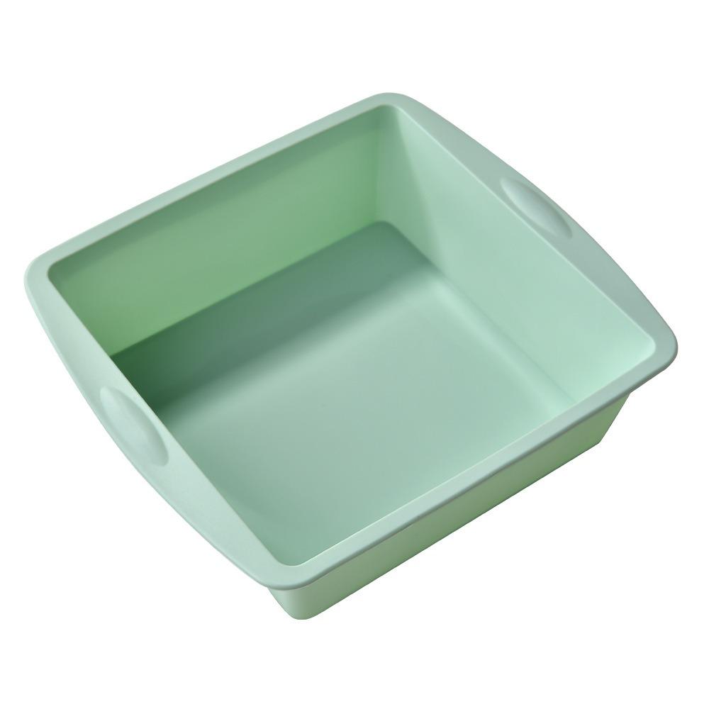 Silicone Baking Cake Mold Household Brownie Pot New Square Cake Plate