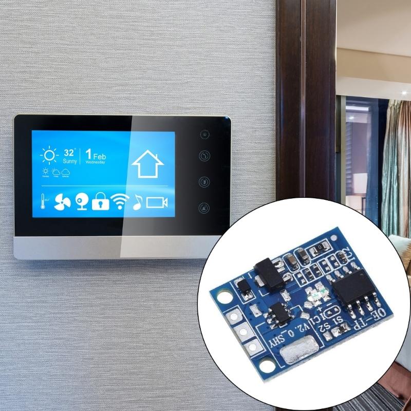 Цифровой сенсорный диммер Емкостное сенсорное переключение 10A Емкость Регулируемая яркость Компактный дизайн Совместимость 5-20В