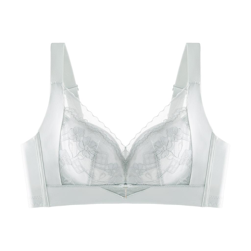 No steel ring adjustment bra cover, sexy lace, small breasts show large gathering, medium thickness and comfort