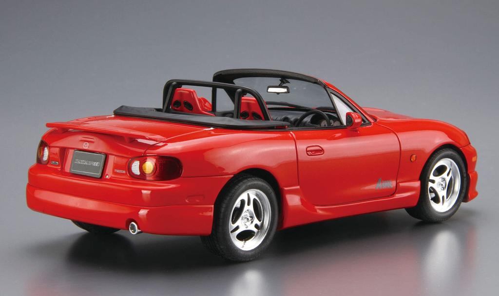 Aoshima Bunka Kyozai The Tuned Car Series Mazda Mazdaspeed NB8C Roadster 1999 Пластиковая модель 1/24 № 61 A-Spec