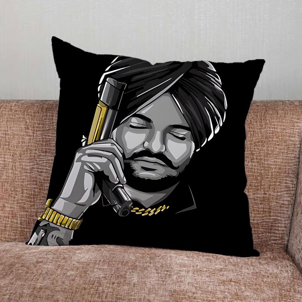 Наволочка Sidhu Moose Wala Для Дома Спальни Автомобиля Офиса Декора Гостиной Подушки Дивана Подходящая