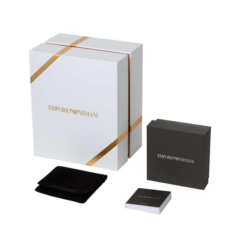 Emporio Armani Мужские серебряные ожерелья из нержавеющей стали EGS3167040_NLP