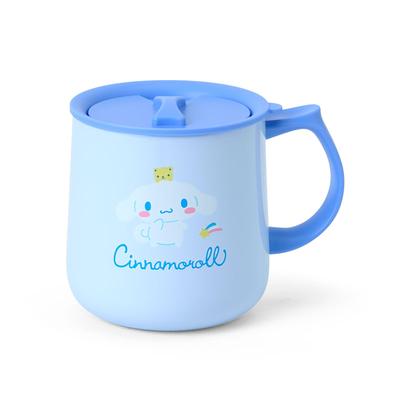 Кружка из нержавеющей стали Sanrio Cinnamoroll с медным покрытием из нержавеющей стали с акриловой смоляной крышкой и прокладкой и силиконовой изоляцией для горячих и холодных напитков