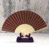 1pcs Paper Folding Fans Blank Bamboo Hand Held Fan for Practice Calligraphy Doodle DIY Painting Wedding Party Decor Gifts