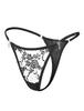 Ohyeah Lace Plus Sexy Floral Adjustable Diamond Cute Underwear Women's T-Back G-String, Size, See-Through, Panties, Panties,