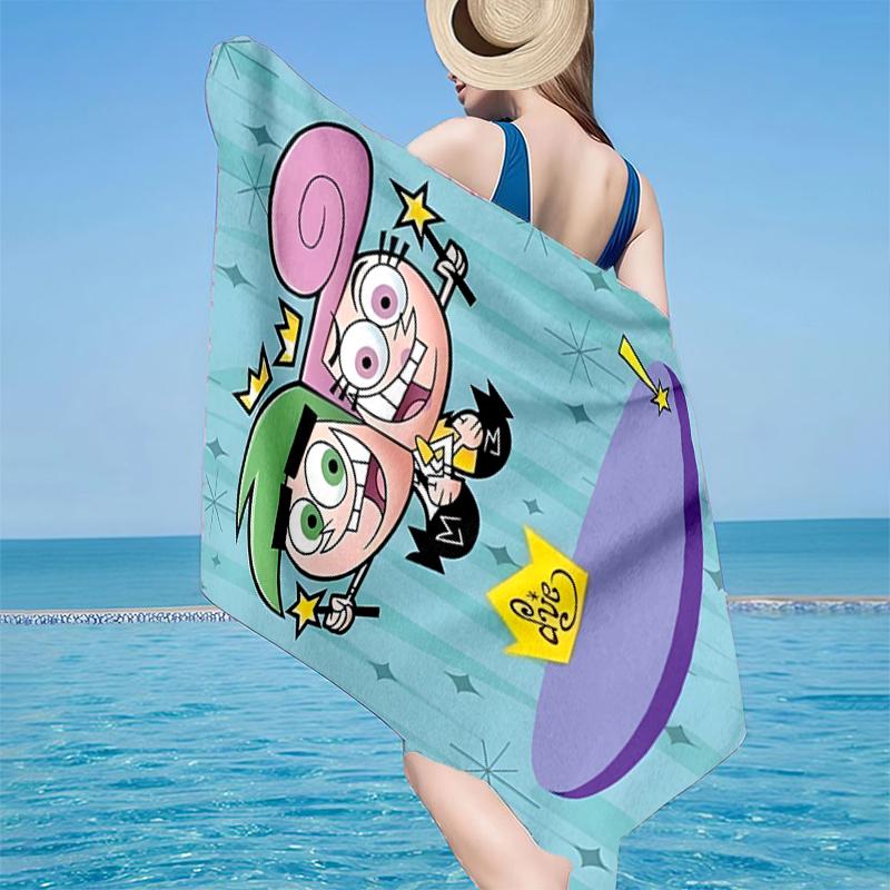 Magical Friendship timmy Adventure Beach Towel, Super Soft Microfiber, Gift for Her/Him, Birthday, for Pool, Beach, Travel, Home Decor Fan gifts