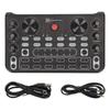 Live Sound Card with Multi Sound Effects Bluetooth Noise Reduction Sound Mixer Board for Mobile