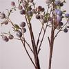 Faux Berry Stems Realistic Red/Blue/Purple Berries Branches Artificial Fruits Picks for DIY Flower Arrangement Wedding Home Decor