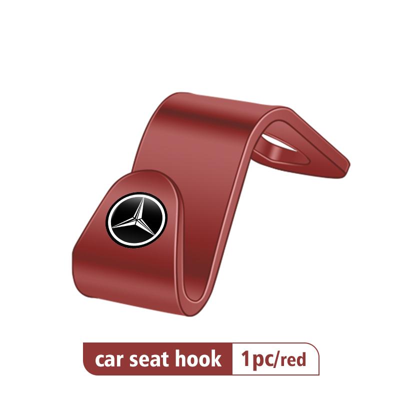 AAVM1 2/4pcs Car Seat Headrest Hook Storage Portable Interior Bracket For Mercedes Benz W202 W212 W126 W140 W168 W177 CLS GLE GLC GLS