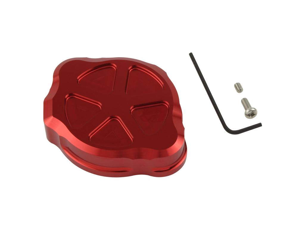 POSH 132315-02 Мотоциклетные принадлежности Алюминиевая машинная крышка радиатора Z900RS/CAFE (21-23 года) красный