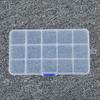 10/15/24/36 Compartments Transparent Plastic Storage Box Compartment Jewelry Adjustable Organizer Storage Boxes&Bins Adjustable