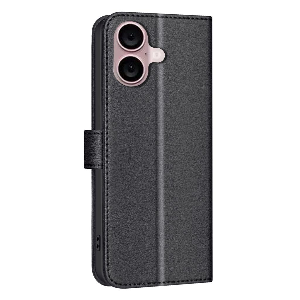 BINFEN COLOR BF34 для iPhone 16 чехол квадратный сетчатый узор кожаный чехол с ремешком на руку