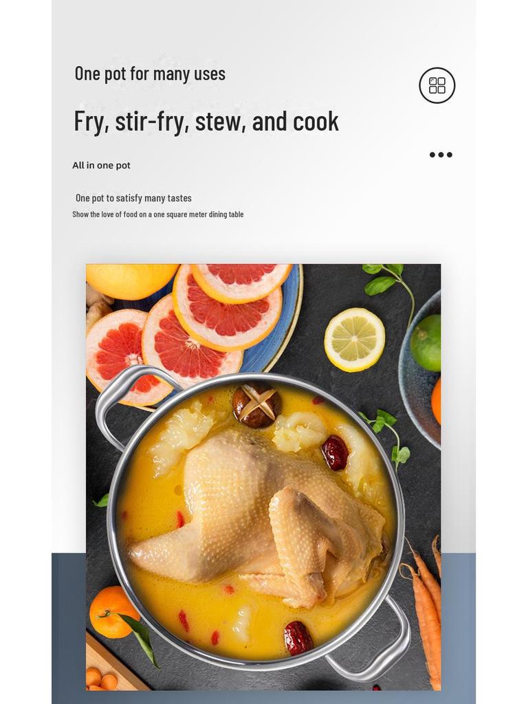 Сковорода из нержавеющей стали 316 с двойными ушками и сотовым покрытием, антипригарная, с крышкой, плоским дном, без покрытия.