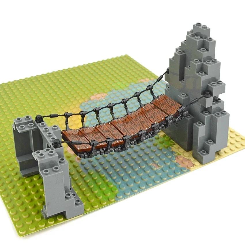Конструктор MOC Строительные Блоки Строительство Каменная Панель 6082 6083 23996 47847 Альпинарий Сад Горы Холм Камень Креативный Город Кирпичи Игрушки
