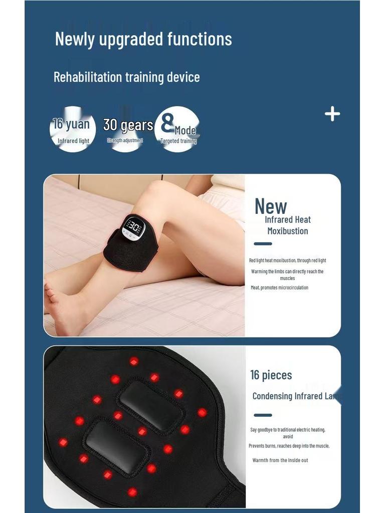Улучшенный EMS Красный Свет Нагрев Массажер для Рук и Ног с Низкочастотными Импульсами